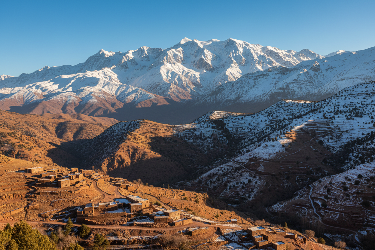 atlas mountains in morocco